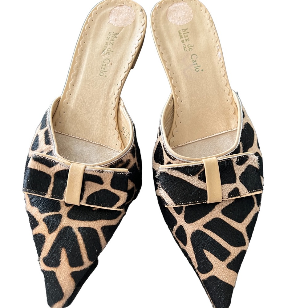 Black and Tan Mules